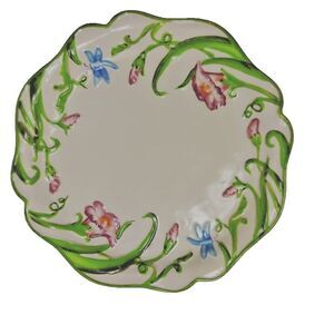 Temptations Dragonfly Dinner Plate 10.5" by Tara Hand Painted Replacement Piece